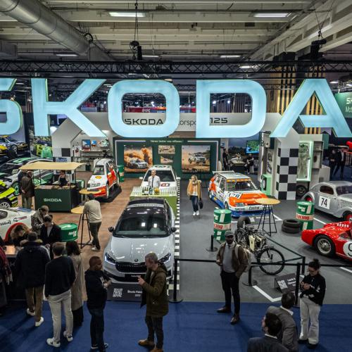 skoda retromobile exhibition
