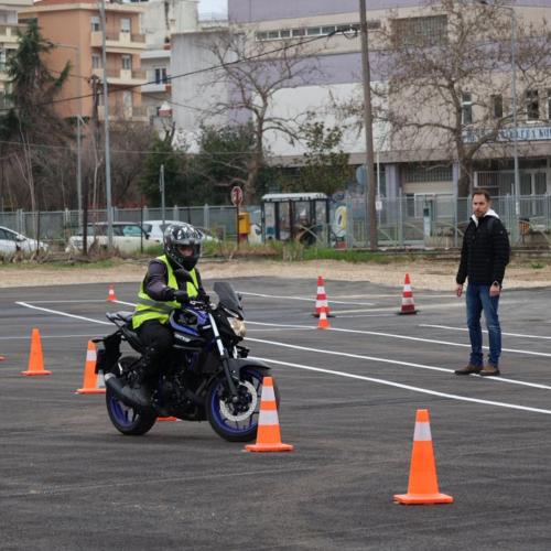 Νέα πίστα εξετάσεων μοτοσικλετών