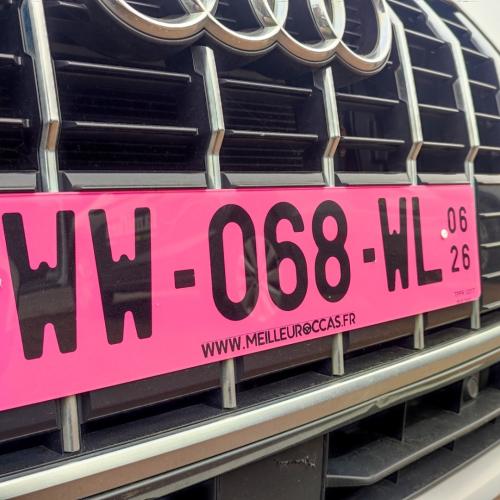 Pink license plates