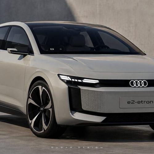 Audi A2 e-tron render