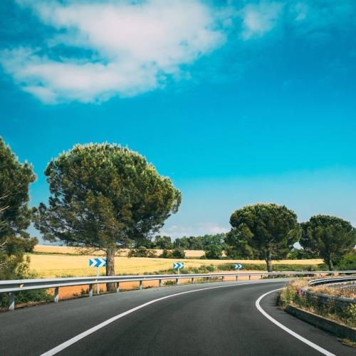Country road: