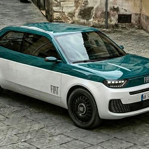 Fiat 127 render