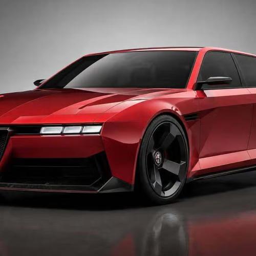Alfa Romeo 75 render