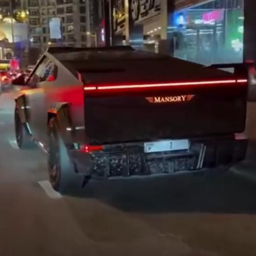 Tesla Cybertruck Mansory P7 plate